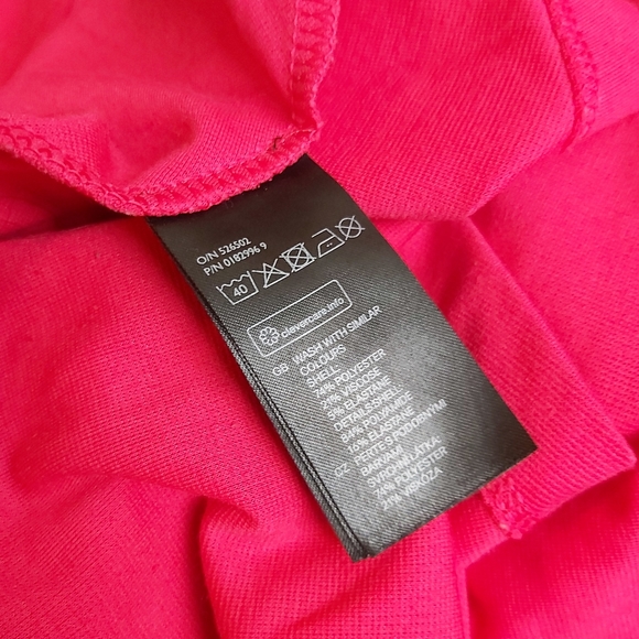 4/$25 H&M skater dress , salmon dark pink XS - Picture 8 of 8